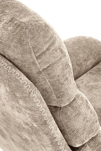 DARIO leisure chair, with stool, beige