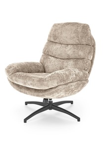 DARIO leisure chair, with stool, beige