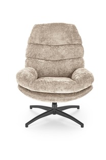 DARIO leisure chair, with stool, beige