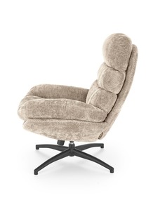 DARIO leisure chair, with stool, beige