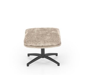 DARIO leisure chair, with stool, beige
