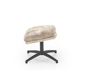 DARIO leisure chair, with stool, beige