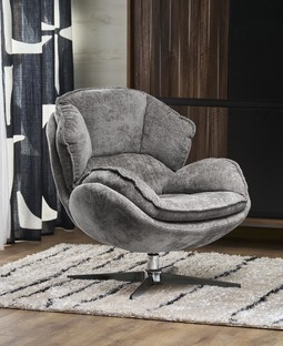 GUIDO leisure chair, grey
