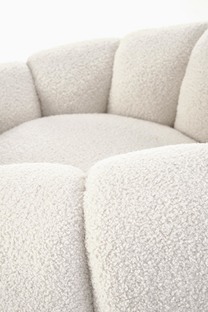GASPAR leisure chair, white