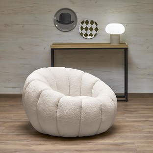 GASPAR leisure chair, white