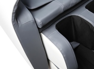 SOLARIA massage chair / heating function / colors: cream / grey / gold