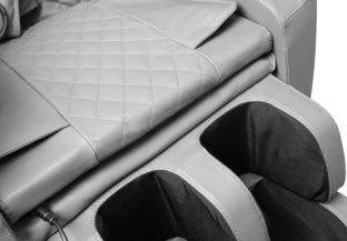 SOLARIA massage chair / heating function / colors: cream / grey / gold