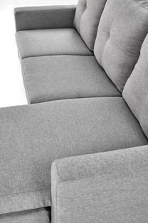 GERSON sofa with ottoman, color: grey