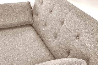PAULINIO folding sofa color: beige