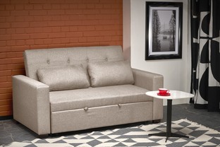 PAULINIO folding sofa color: beige