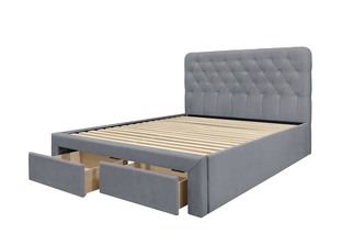 MARISOL 160 cm bed grey