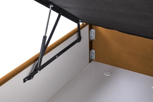 ASENTO 160 bed, mustard ELEMENT#8
