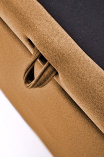 ASENTO 160 bed, mustard ELEMENT#8