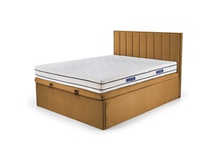ASENTO 160 bed, mustard ELEMENT#8