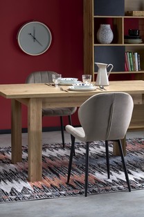 BAGIO extension table, artisan oak / artisan oak
