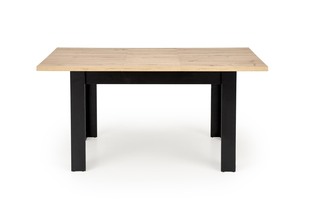 BAGIO extension table, atisan oak / black