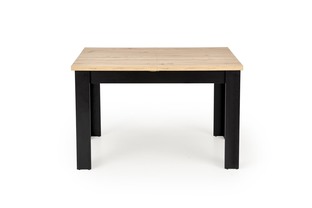 BAGIO extension table, atisan oak / black