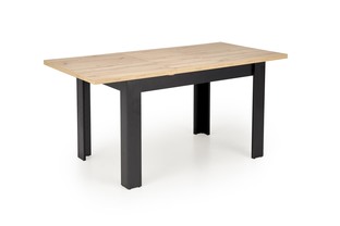 BAGIO extension table, atisan oak / black