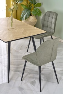 BERTO table natural / black