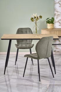 BERTO table natural / black