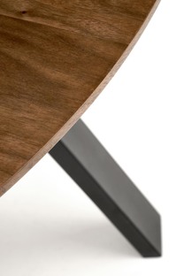 DANILO table walnut/black