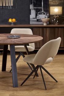 DANILO table walnut/black
