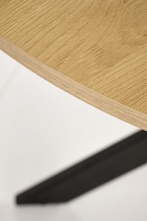 EDGAR table, top - golden oak, legs - black