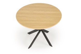 EDGAR table, top - golden oak, legs - black
