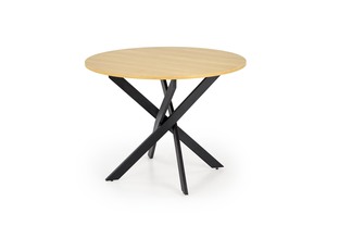 EDGAR table, top - golden oak, legs - black