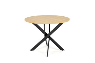 EDGAR table, top - golden oak, legs - black