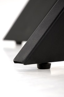 EDGAR table, top - walnut, legs - black