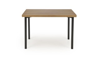 MILTON zestaw stół + 4 krzesła, naturalny / czarny