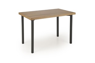 MILTON zestaw stół + 4 krzesła, naturalny / czarny