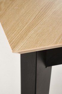 EDMONDO table natural oak / black