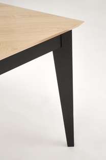 EDMONDO table natural oak / black