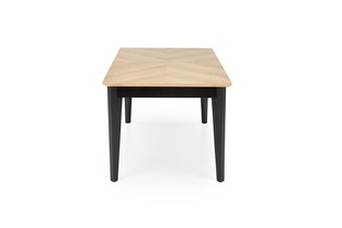 EDMONDO table natural oak / black