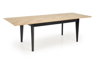 EDMONDO table natural oak / black