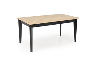 EDMONDO table natural oak / black