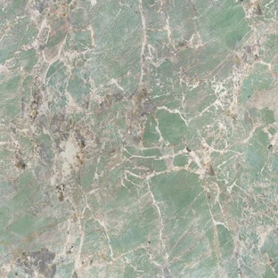 GIOVANI round table, green marble / black