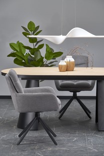 GIACOMO table natural/black