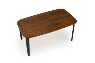 PEDRO table walnut / black