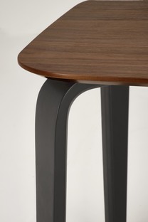 PEDRO table walnut / black