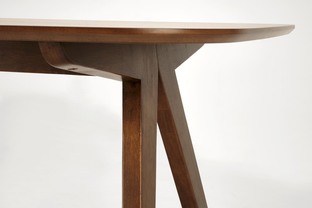 MIGUEL table walnut / walnut