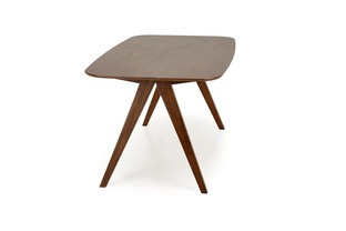 MIGUEL table walnut / walnut