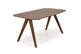 MIGUEL table walnut / walnut