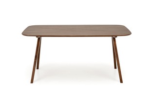MIGUEL table walnut / walnut