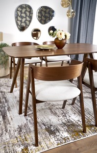 MIGUEL table walnut / walnut