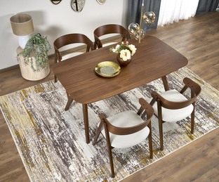 MIGUEL table walnut / walnut