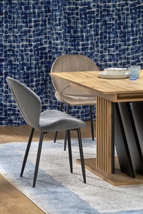 FABIANO extension table, artisan oak / black