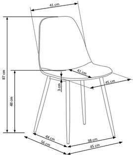 K316 chair, beige
